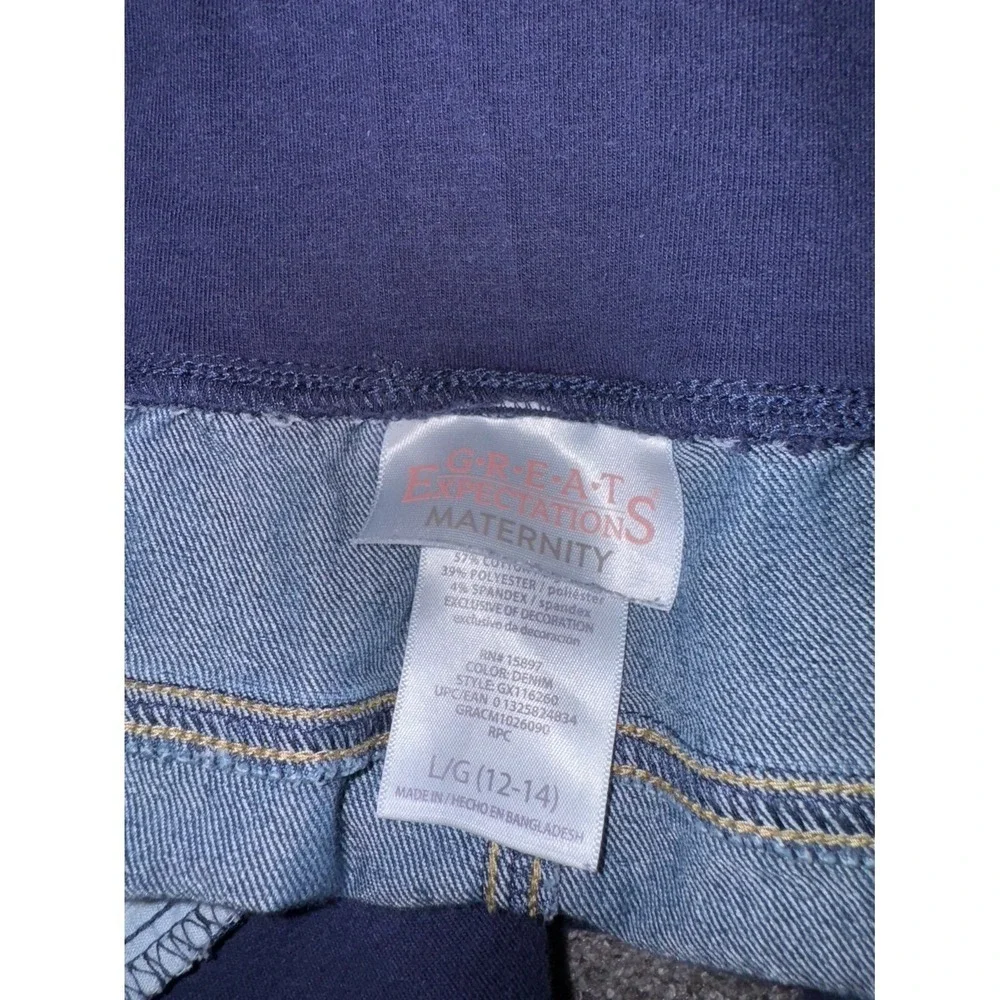 Great Expectations Women's Dark‎ Blue Maternity Shorts